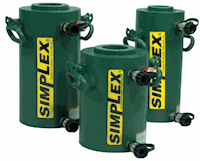 Product Image- Double-Acting Center Hole Cylinders 30 Through 500 Ton Capacities Product Image- Double-Acting Center Hole Cylinders 30 Through 500 Ton Capacities